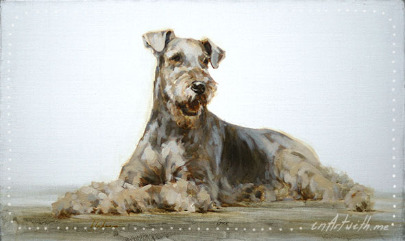 портрет собаки на заказ живопись