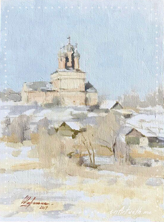 зимний пейзаж Нижний Новгород